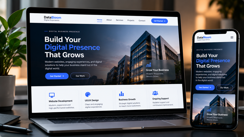 databloom digital website showcase