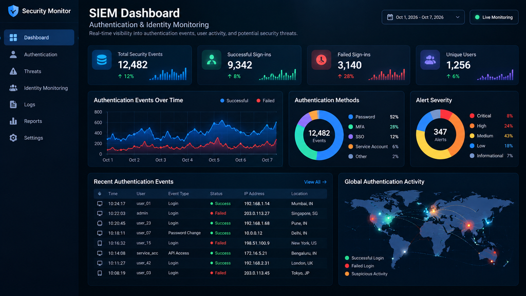 neon siem security operations dashboard